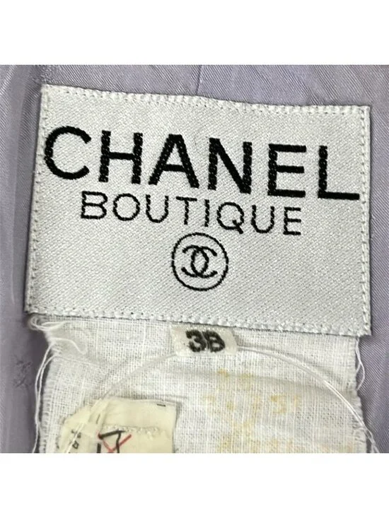 Chanel Jacket 38 M Light Gray Spring Autumn - Picture 3 of 13